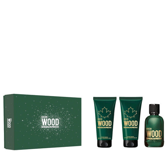 Dsquared2 Men's Green Wood Gift Set (Wholesale) - Luxurious Fragrance Available Online in Hong Kong & China