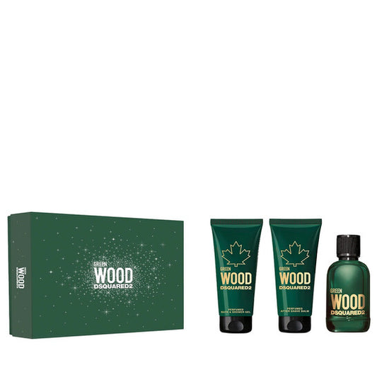 Dsquared2 Men's Green Wood Gift Set - Luxurious Fragrance Available Online in Hong Kong & China