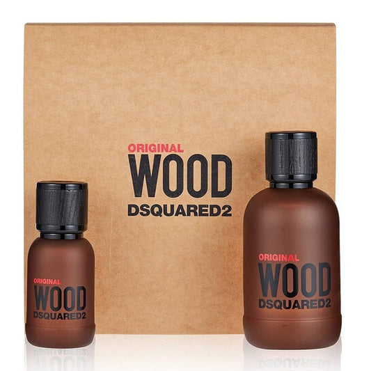 Dsquared2 Men's Original Wood 2pcs EDP Gift Set Fragrances - Luxurious Fragrance Available Online in Hong Kong & China