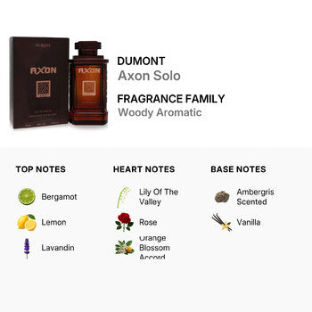 Dumont Axon Solo EDP Spray 3.4 oz (Wholesale) - Luxurious Fragrance Available Online in Hong Kong & China