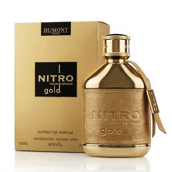 Dumont Unisex Nitro Gold Extrait de Parfum Spray 3.4 oz Fragrances (Wholesale) - Luxurious Fragrance Available Online in Hong Kong & China