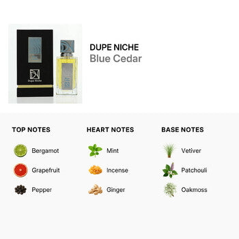 Dupe Niche Men's Blue Cedar EDP Spray 3.4 oz Fragrances (Wholesale) - Luxurious Fragrance Available Online in Hong Kong & China