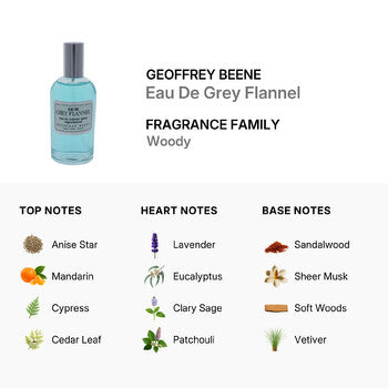 Geoffrey Beene Eau De Grey Flannel by Geoffrey Beene EDT Spray In Pouch 4.0 oz (m) - Luxurious Fragrance Available Online in Hong Kong & China