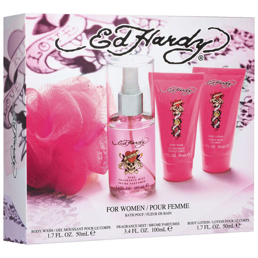 Christian Audigier Ladies Ed Hardy Gift Set Fragrances - Luxurious Fragrance Available Online in Hong Kong & China