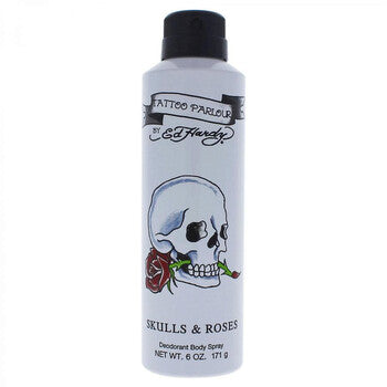 Ed Hardy Skulls & Roses 6 oz Deodorant Body Sp - Luxurious Fragrance Available Online in Hong Kong & China