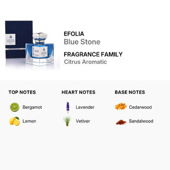 Efolia Men's Blue Stone EDP 3.4 oz Fragrances (Wholesale) - Luxurious Fragrance Available Online in Hong Kong & China