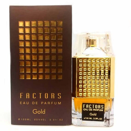 Efolia Men's Factors Gold EDP 3.4 oz Fragrances (Wholesale) - Luxurious Fragrance Available Online in Hong Kong & China
