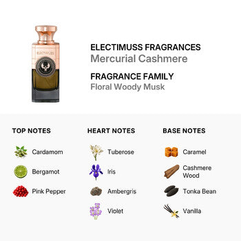 Electimuss Fragrances Unisex Mercurial Cashmere EDP 3.4 oz (Wholesale) - Luxurious Fragrance Available Online in Hong Kong & China