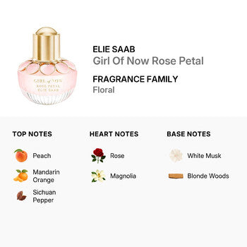 Elie Saab Ladies Girl Of Now Rose Petal EDP Spray 1.0 oz Fragrances (Wholesale) - Luxurious Fragrance Available Online in Hong Kong & China