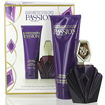 Elizabeth Taylor 2 Piece Passion Fragrance EDT Gift Set for Women (w) (Wholesale) - Luxurious Fragrance Available Online in Hong Kong & China