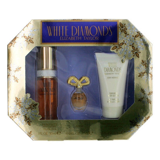 Elizabeth Taylor Ladies White Diamonds Gift Set Fragrances (Wholesale) - Luxurious Fragrance Available Online in Hong Kong & China