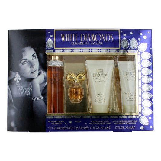 Elizabeth Taylor Ladies White Diamonds EDT Gift Set Fragrances (Wholesale) - Luxurious Fragrance Available Online in Hong Kong & China