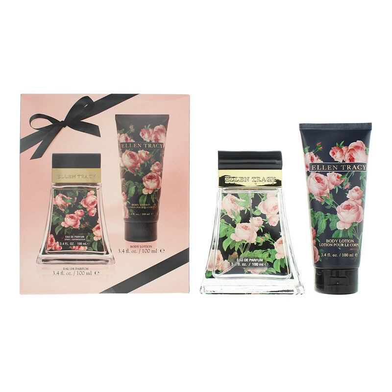 Ellen Tracy Ladies Classic Florals Black Courageous Gift Set Fragrances (Wholesale) - Luxurious Fragrance Available Online in Hong Kong & China