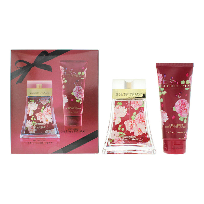Ellen Tracy Ladies Classic Florals Red Lotion Gift Set Fragrances (Wholesale) - Luxurious Fragrance Available Online in Hong Kong & China