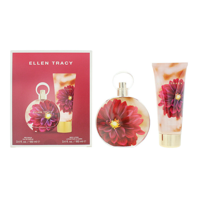 Ellen Tracy Ladies Dream Florals Red Dahlia Gift Set Fragrances - Luxurious Fragrance Available Online in Hong Kong & China