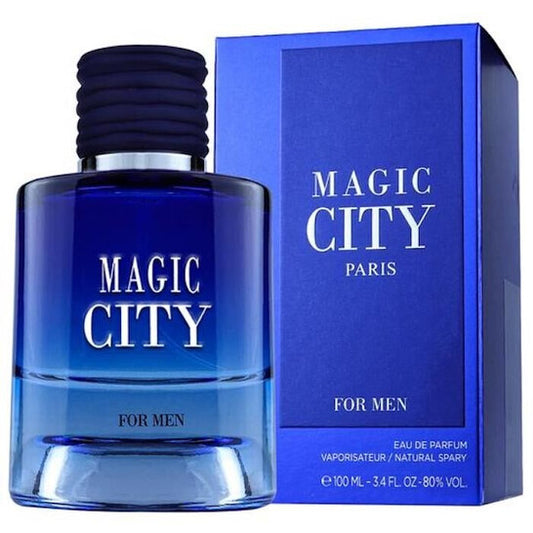 Elysees Fashion Men's Magic City EDP Spray 3.4 oz Fragrances - Luxurious Fragrance Available Online in Hong Kong & China