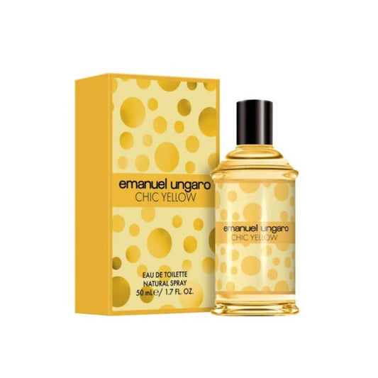 Emanuel Ungaro Ladies Chic Yellow EDT Spray 1.7 oz - Luxurious Fragrance Available Online in Hong Kong & China