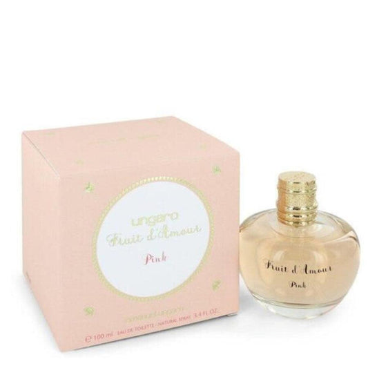 Emanuel Ungaro Ladies Fruit d'Amour Pink EDT Spray 3.4 oz Fragrances - Luxurious Fragrance Available Online in Hong Kong & China
