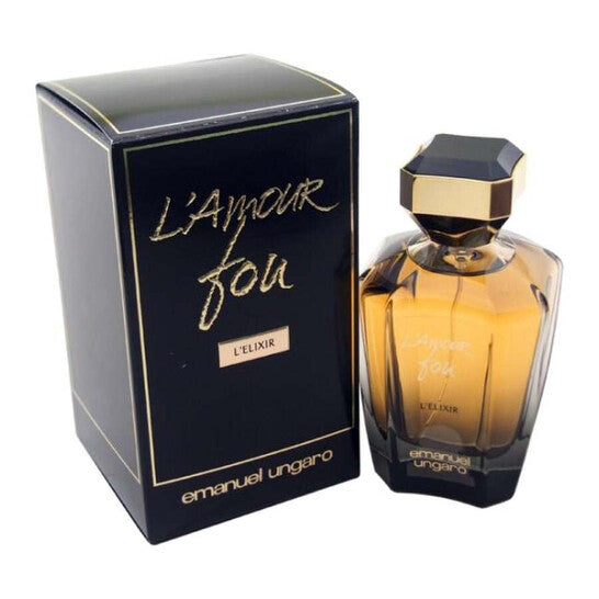 Emanuel Ungaro Ladies L'amour Fou L'elixir EDP Spray 3.4 oz Fragrances - Luxurious Fragrance Available Online in Hong Kong & China