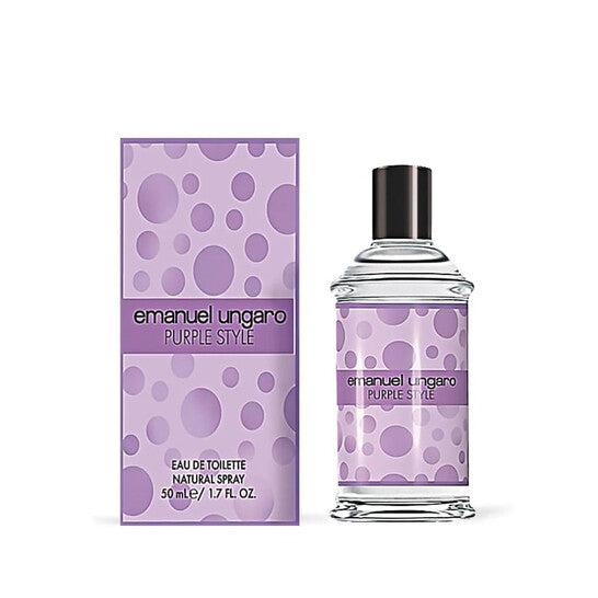 Emanuel Ungaro Ladies Purple Style EDT Spray 1.7 oz Fragrances - Luxurious Fragrance Available Online in Hong Kong & China