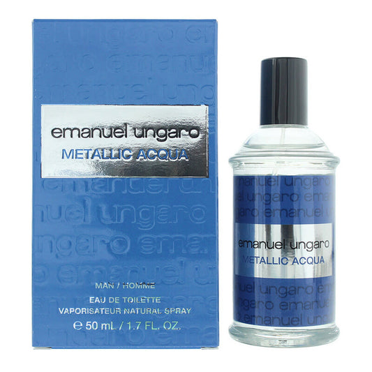Emanuel Ungaro Men's Metallic Acqua EDT Spray 1.7 oz Fragrances (Wholesale) - Luxurious Fragrance Available Online in Hong Kong & China