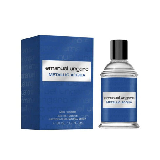 Emanuel Ungaro Men's Metallic Acqua EDT Spray 1.7 oz - Luxurious Fragrance Available Online in Hong Kong & China