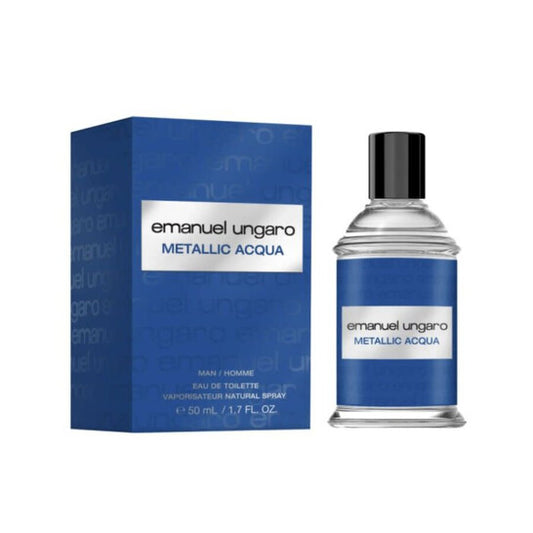 Emanuel Ungaro Men's Metallic Acqua EDT Spray 1.7 oz - Luxurious Fragrance Available Online in Hong Kong & China