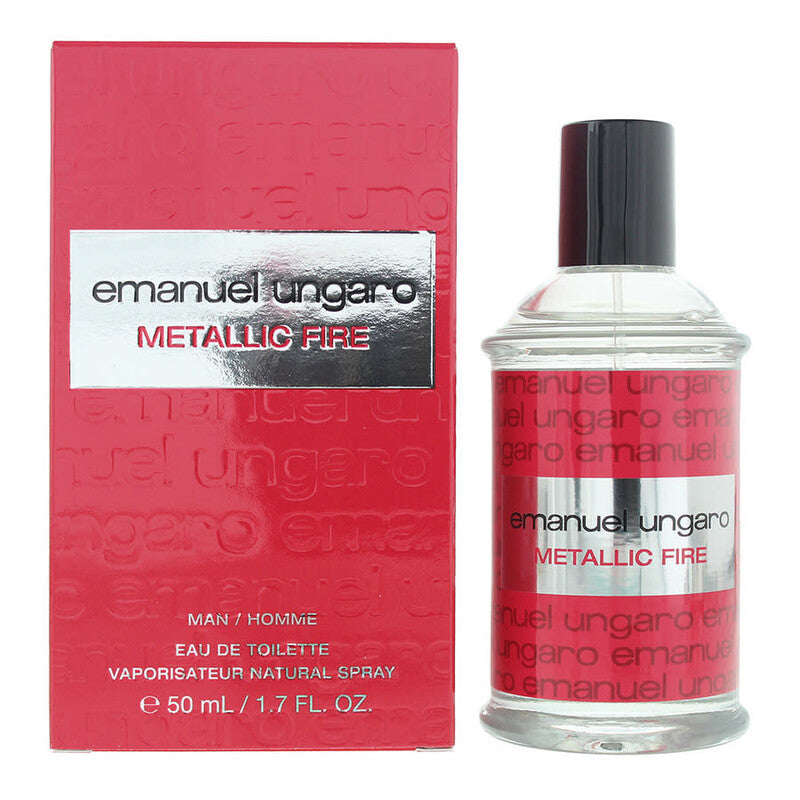 Emanuel Ungaro Men's Metallic Fire EDT Spray 1.7 oz Fragrances - Luxurious Fragrance Available Online in Hong Kong & China