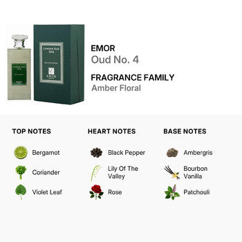 Emor London Men's Oud No. 4 EDP 4.2 oz (Wholesale) - Luxurious Fragrance Available Online in Hong Kong & China