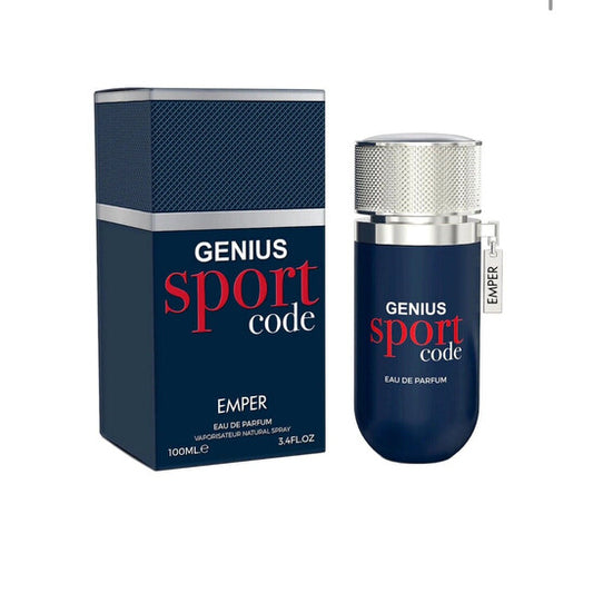 Emper Men's Genius Sport Code EDP Spray 3.4 oz Fragrances - Luxurious Fragrance Available Online in Hong Kong & China