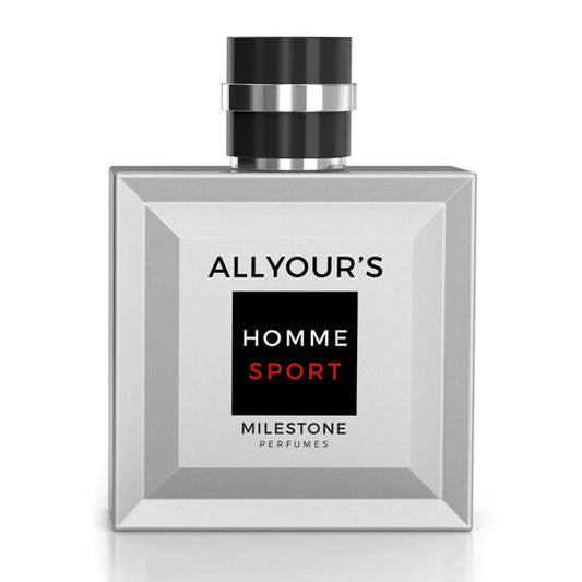 Milestone Men's All Yours Homme Sport EDP Spray 3.4 oz Fragrances - Luxurious Fragrance Available Online in Hong Kong & China