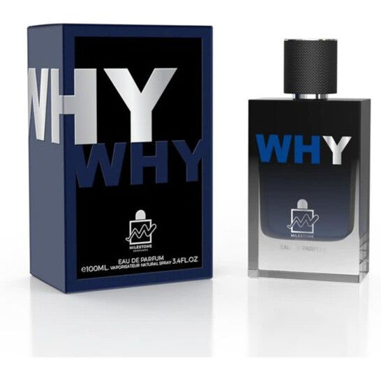 Milestone Men's Why EDP Spray 3.4 oz Fragrances (Wholesale) - Luxurious Fragrance Available Online in Hong Kong & China