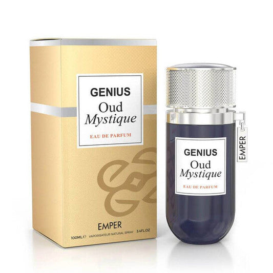 Emper Unisex Genius Oud Mystique EDP Spray 3.4 oz Fragrances (Wholesale) - Luxurious Fragrance Available Online in Hong Kong & China