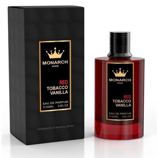 Milestone Unisex Monarch Paris Red Tabacco Vanilla EDP Spray 3.4 oz Fragrances - Luxurious Fragrance Available Online in Hong Kong & China