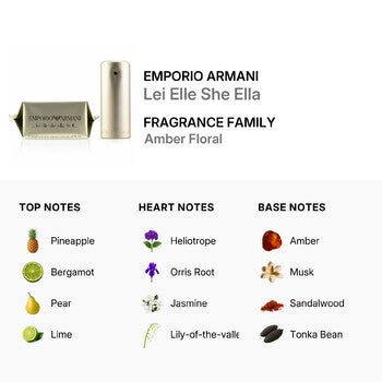 Emporio Armani Ladies Lei Elle She Ella EDP Spray 1.0 oz Fragrances (Wholesale) - Luxurious Fragrance Available Online in Hong Kong & China
