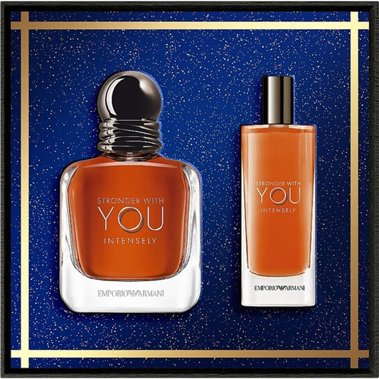 Giorgio Armani Emporio Armani Men's Stronger With You Intensely Gift Set (Wholesale) - Luxurious Fragrance Available Online in Hong Kong & China