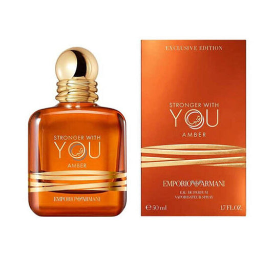Emporio Armani Unisex Stronger With You Amber EDP Spray 3.4 oz Fragrances - Luxurious Fragrance Available Online in Hong Kong & China