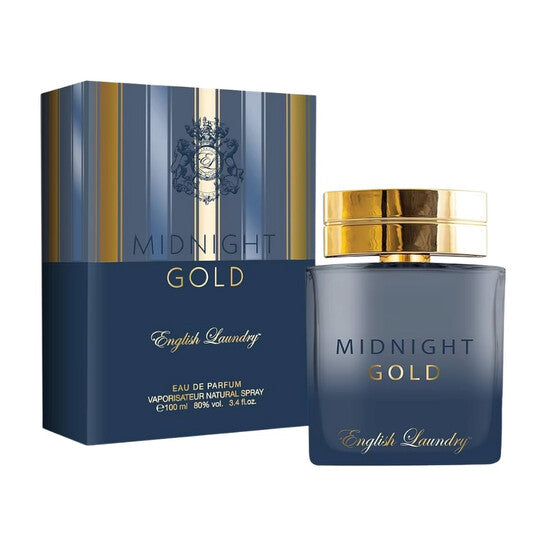 English Laundry Men's Midnight Gold EDP Spray 3.4 oz Fragrances - Luxurious Fragrance Available Online in Hong Kong & China