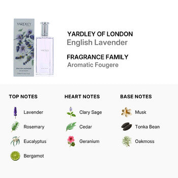 Yardley Of London English Lavender / Yardley Of London EDT Spray 4.2 oz (125 ml) (w) - Luxurious Fragrance Available Online in Hong Kong & China