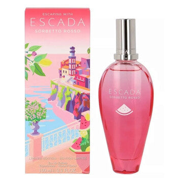 Escada Ladies Escaping With Escada Sorbetto Rosso EDT Spray 3.3 oz - Luxurious Fragrance Available Online in Hong Kong & China