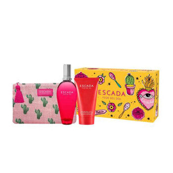 Escada Ladies Flor Del Sol Gift Set - Luxurious Fragrance Available Online in Hong Kong & China