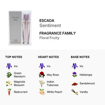 Escada Ladies Sentiment EDT Spray 2.5 oz (Tester) - Luxurious Fragrance Available Online in Hong Kong & China