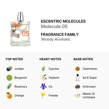 Escentric Molecules Men's Molecule 05 EDT Spray Cased 1.0 oz (Wholesale) - Luxurious Fragrance Available Online in Hong Kong & China
