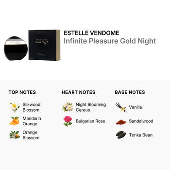 Estelle Vendome Ladies Infinite Pleasure Gold Night EDP 3.4 oz Fragrances (Wholesale) - Luxurious Fragrance Available Online in Hong Kong & China