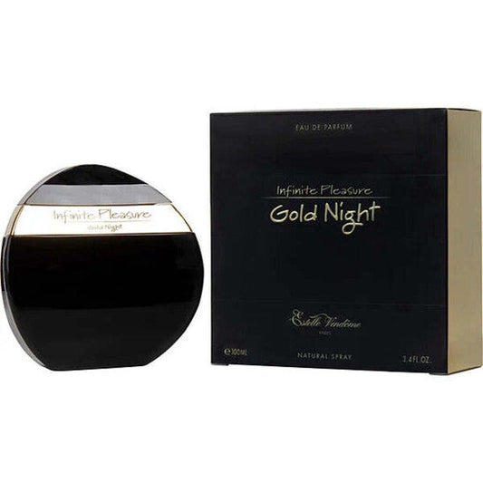 Estelle Vendome Ladies Infinite Pleasure Gold Night EDP 3.4 oz Fragrances (Wholesale) - Luxurious Fragrance Available Online in Hong Kong & China