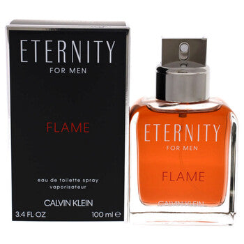 Calvin Klein Eternity Flame / Calvin Klein EDT Spray 3.4 oz (100 ml) (m) - Luxurious Fragrance Available Online in Hong Kong & China