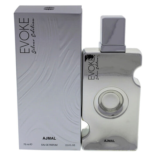 Ajmal Evoke Silver Edition by Ajmal for Women - 2.5 oz EDP Spray - Luxurious Fragrance Available Online in Hong Kong & China