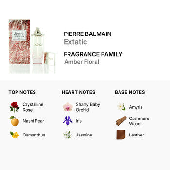Pierre Balmain Extatic by Pierre Balmain EDT Spray 3.0 oz (90 ml) (w) - Luxurious Fragrance Available Online in Hong Kong & China