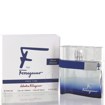 Salvatore Ferragamo F By Ferragamo Free Time / Salvatore Ferragamo EDT Spray 3.3 oz (m) (100 ml) - Luxurious Fragrance Available Online in Hong Kong & China