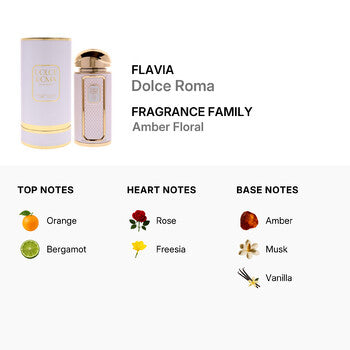 Flavia Ladies Dolce Roma EDP Spray 3.4 oz Fragrances (Wholesale) - Luxurious Fragrance Available Online in Hong Kong & China